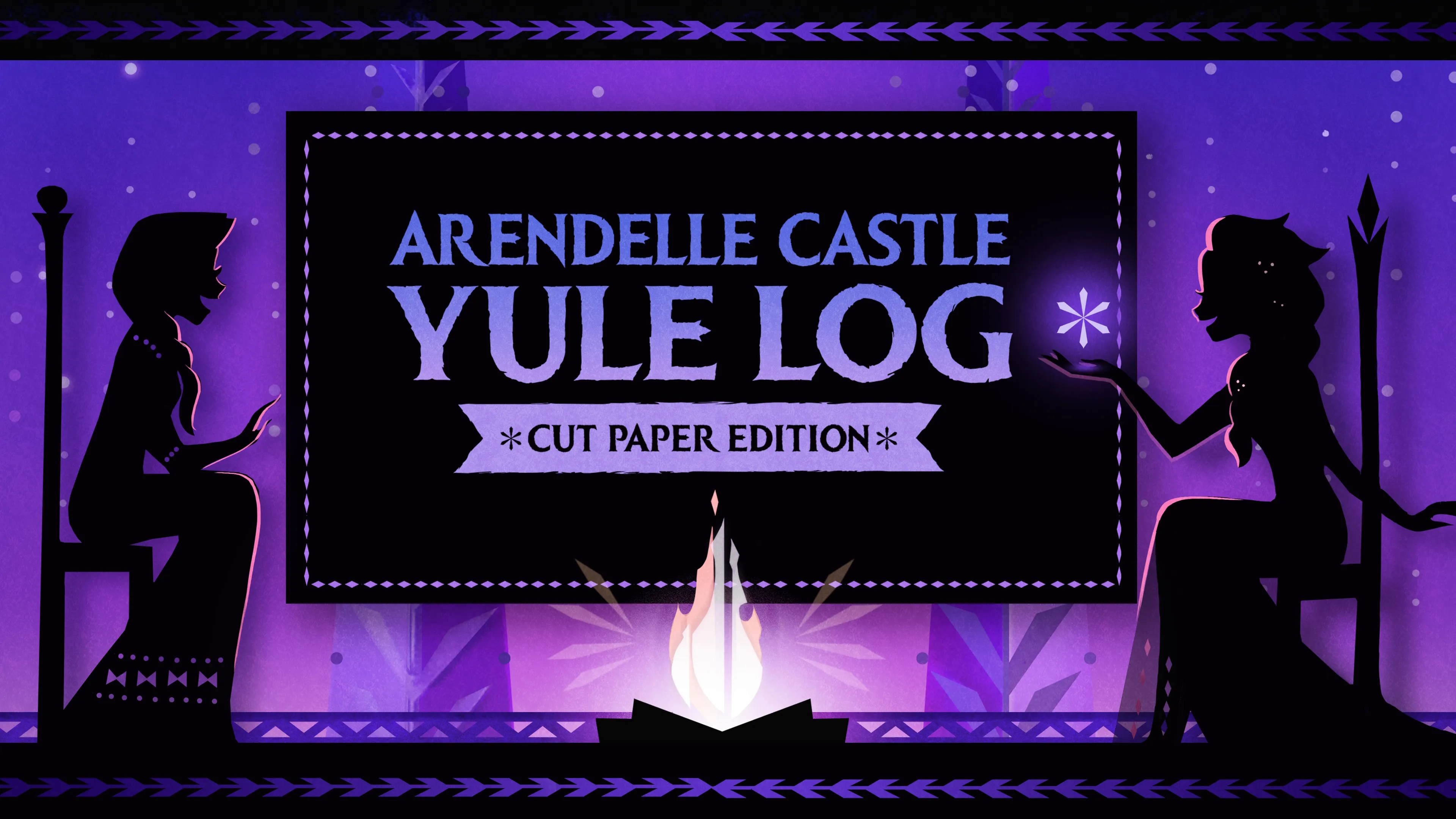 Arendelle Castle Yule Log: Cut Paper Edition (2021)